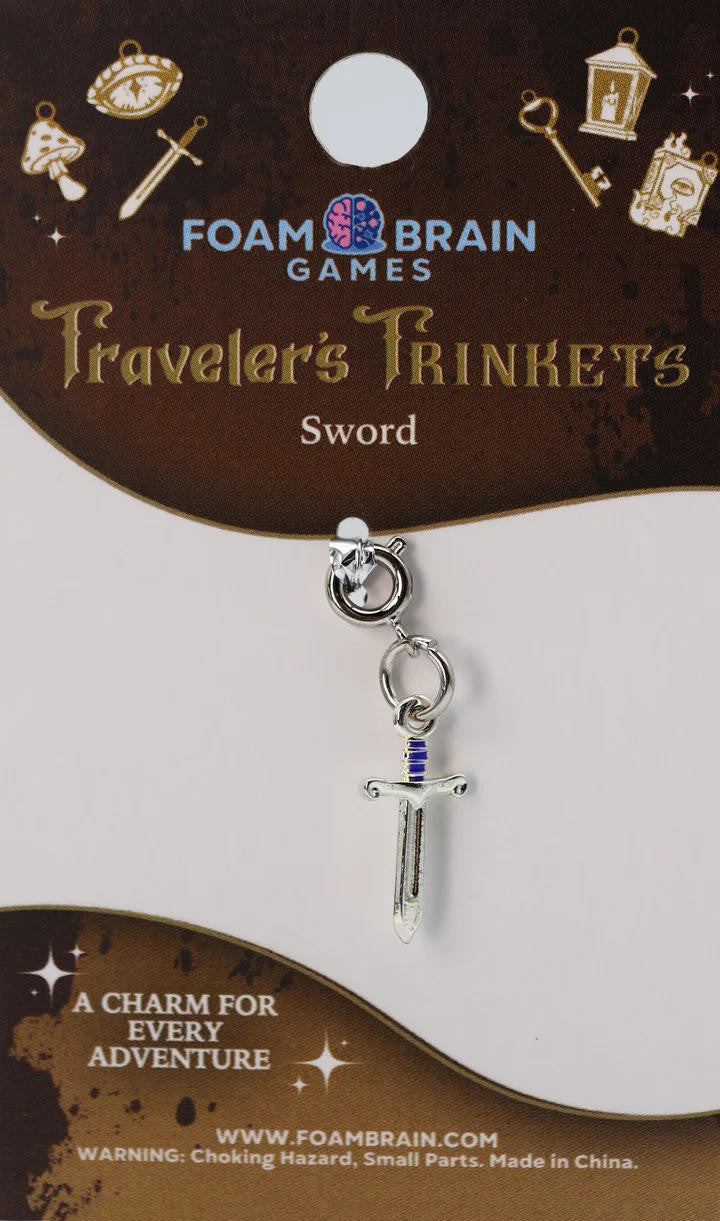 Foam Brain Games Traveler's Trinkets: Sword Charm